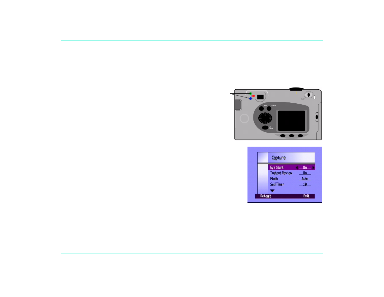 Setting the eye start, Setting hand held | HP C500 User Manual | Page 33 / 37