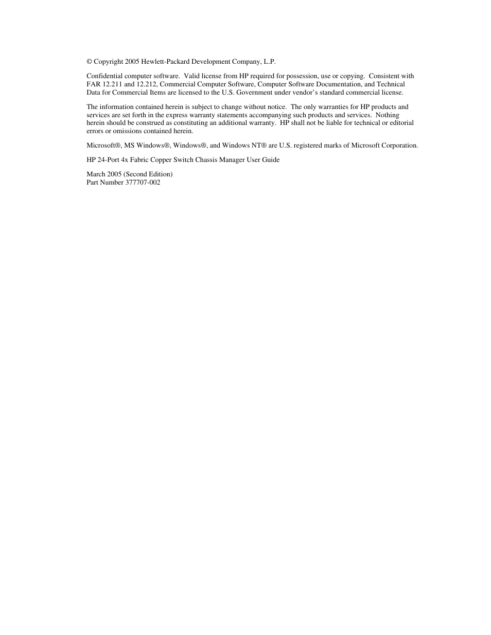 Notice | HP 377707-002 User Manual | Page 2 / 92