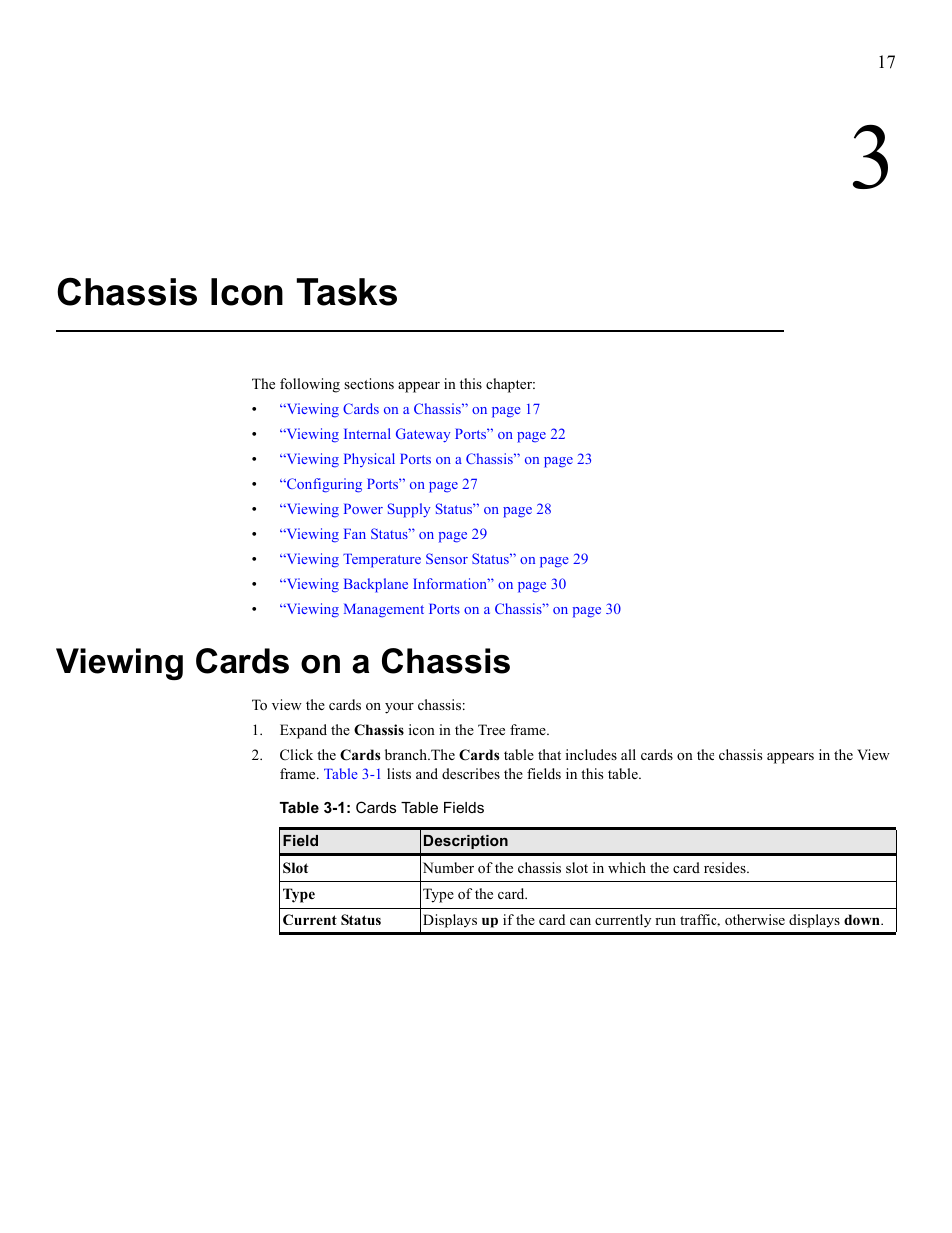 Chassis icon tasks, Viewing cards on a chassis, View cards on a chassis | HP 377707-002 User Manual | Page 25 / 92