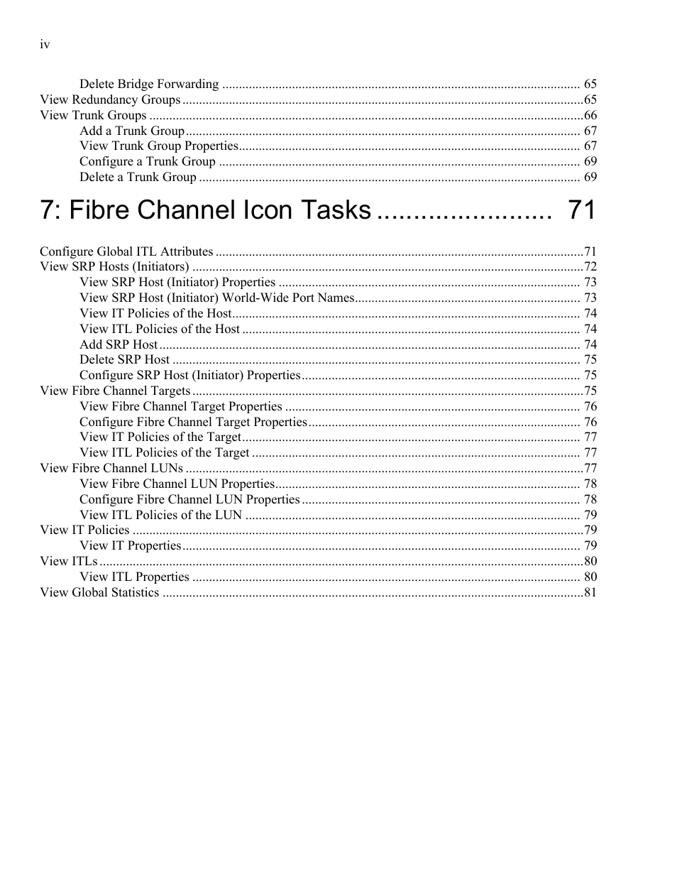 Fibre channel icon tasks | HP 377707-002 User Manual | Page 6 / 92