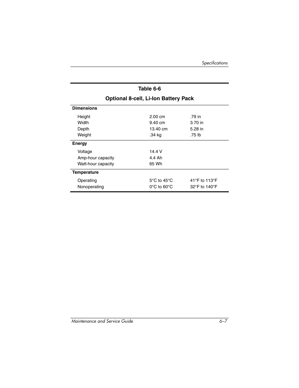 HP ZE4900 User Manual | Page 135 / 182