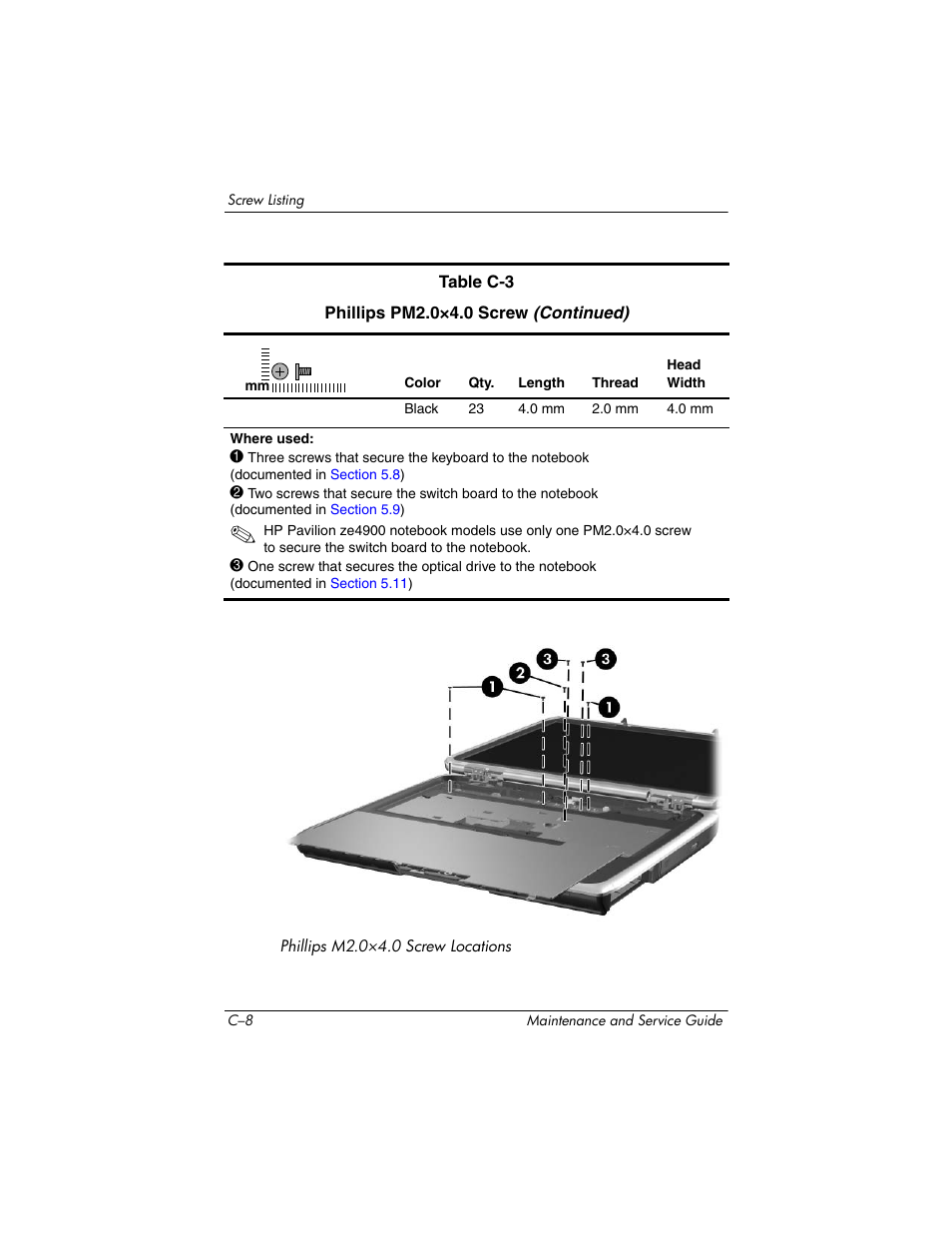 HP ZE4900 User Manual | Page 164 / 182