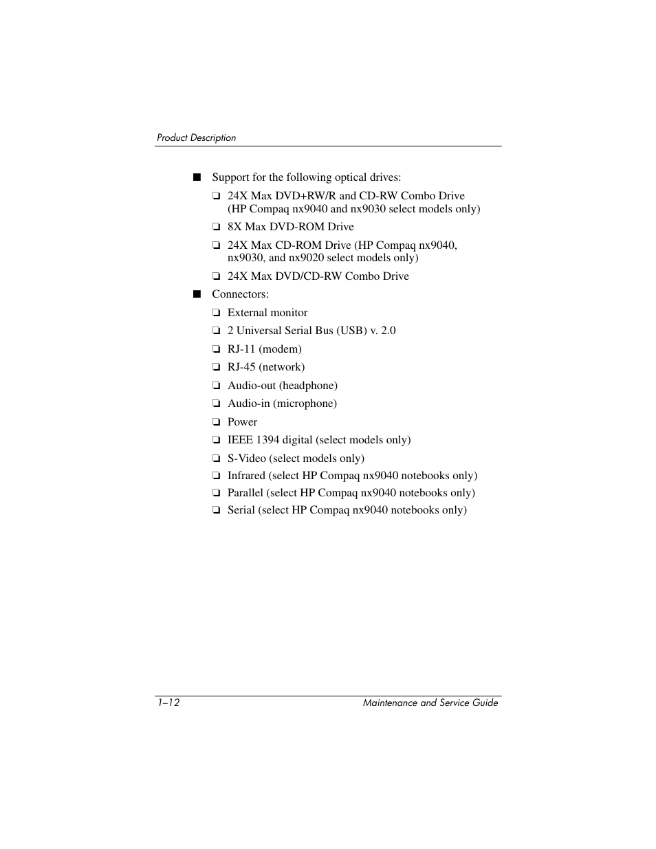 HP ZE4900 User Manual | Page 17 / 182