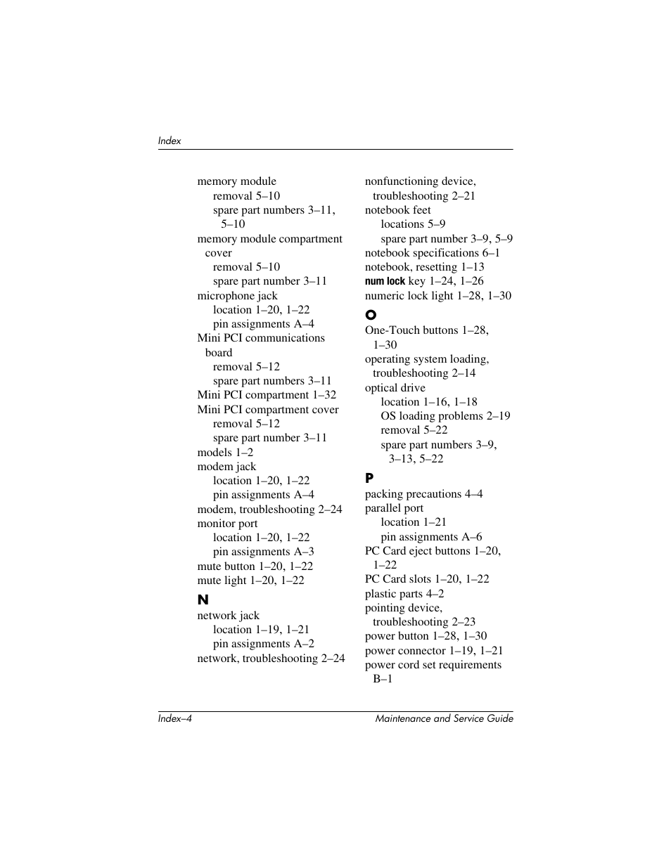 HP ZE4900 User Manual | Page 180 / 182