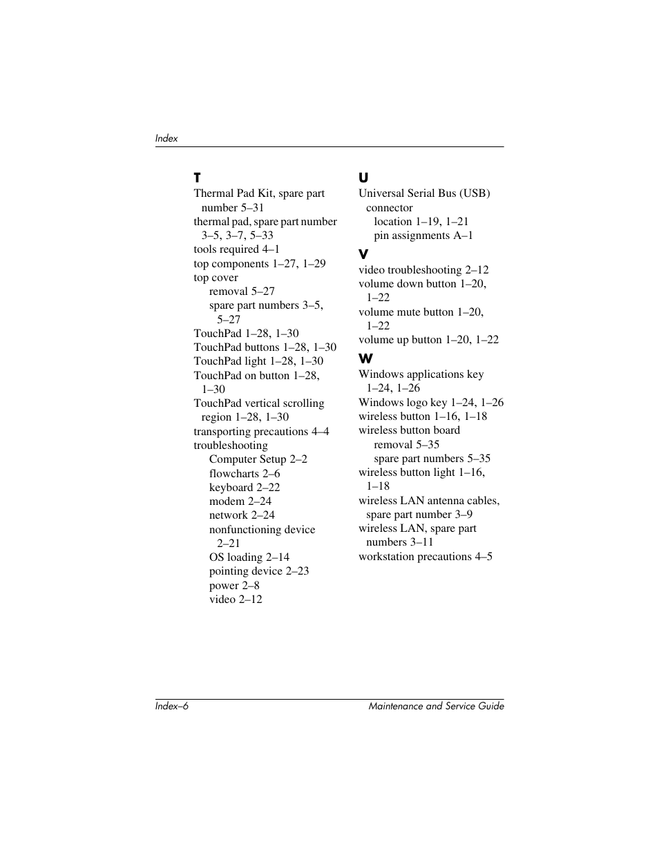 HP ZE4900 User Manual | Page 182 / 182