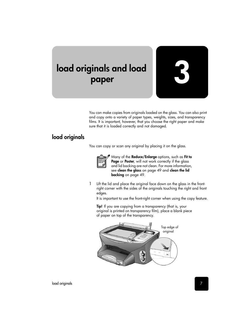 Load originals and load paper | HP 2200 User Manual | Page 13 / 94