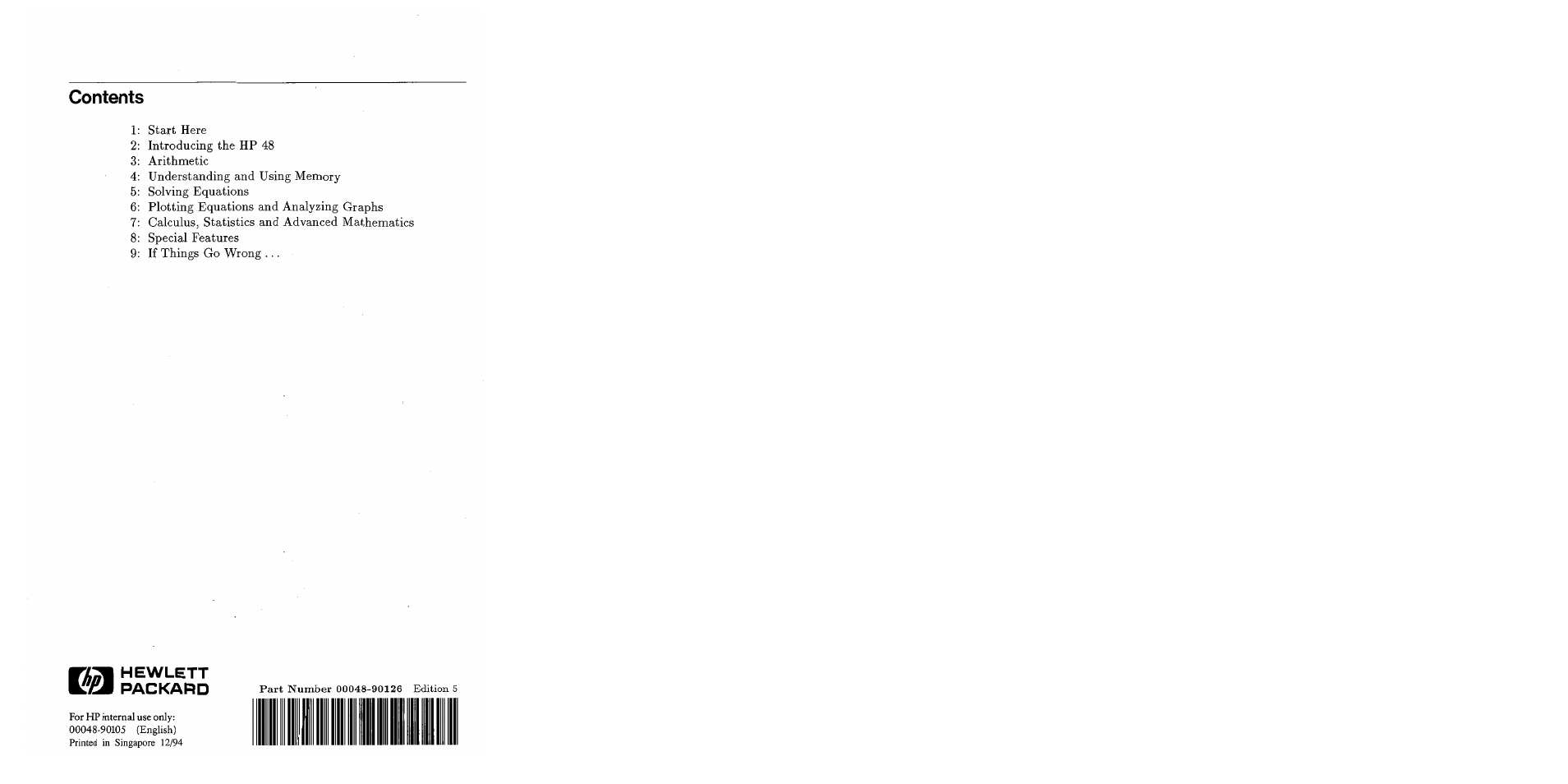 HP 48G User Manual | Page 116 / 116