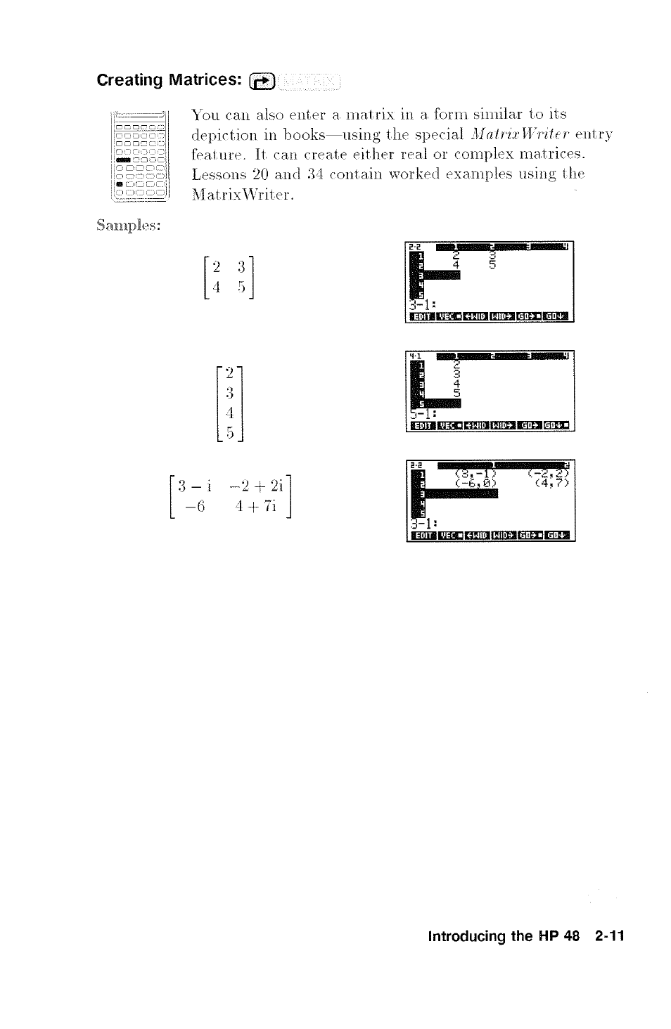 HP 48G User Manual | Page 23 / 116