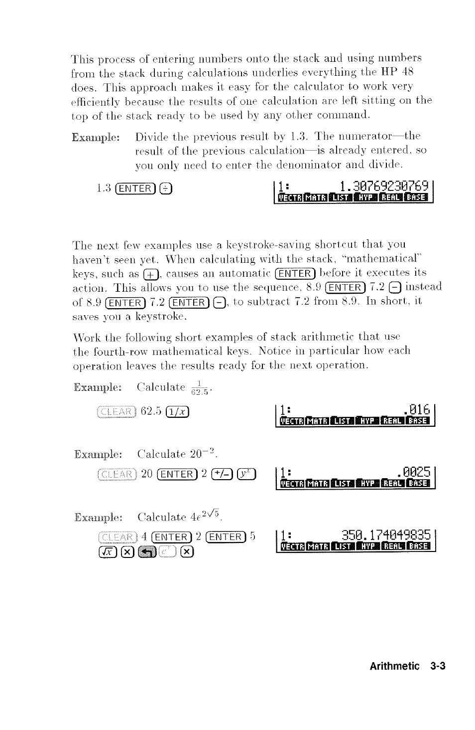 HP 48G User Manual | Page 31 / 116