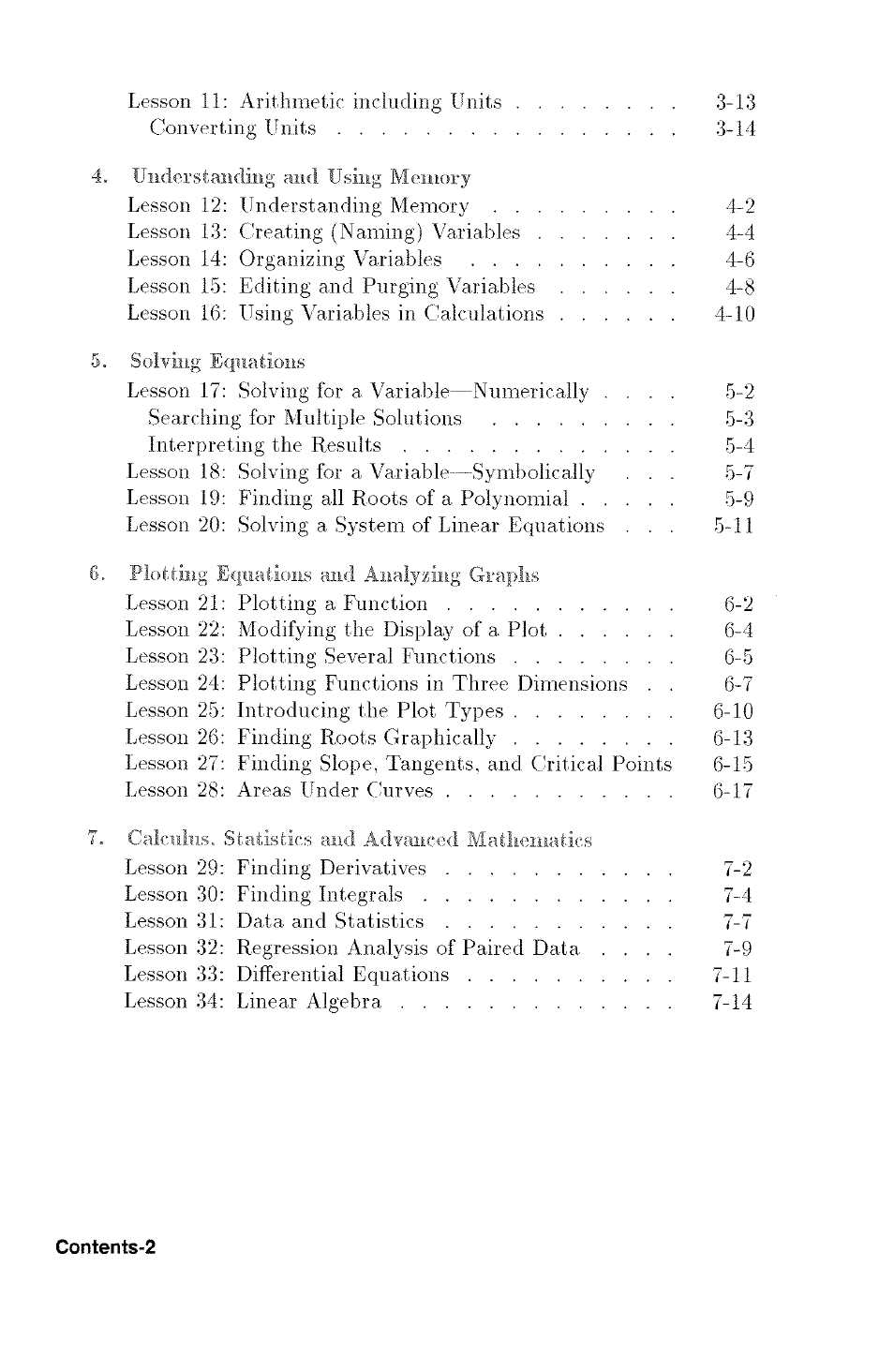 HP 48G User Manual | Page 6 / 116