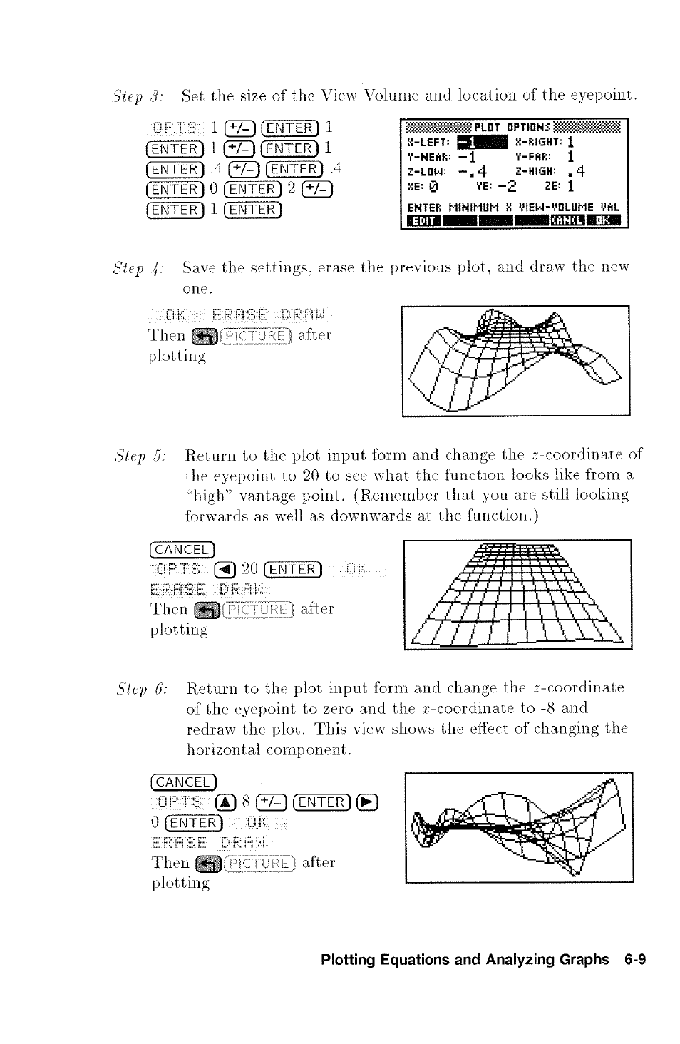 Opts 1 fenter) 1 | HP 48G User Manual | Page 75 / 116