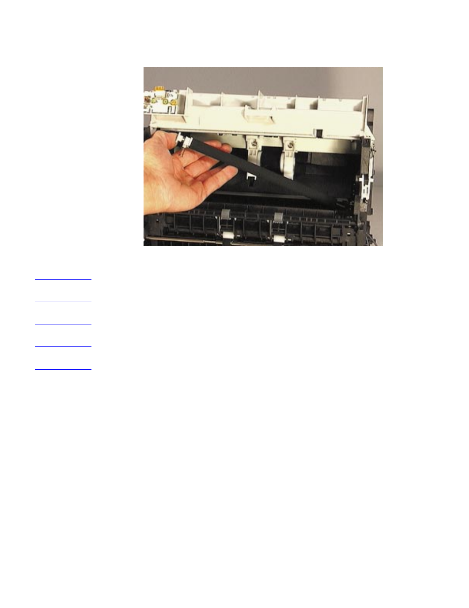 Transfer roller removal | HP 1100AHP User Manual | Page 103 / 202