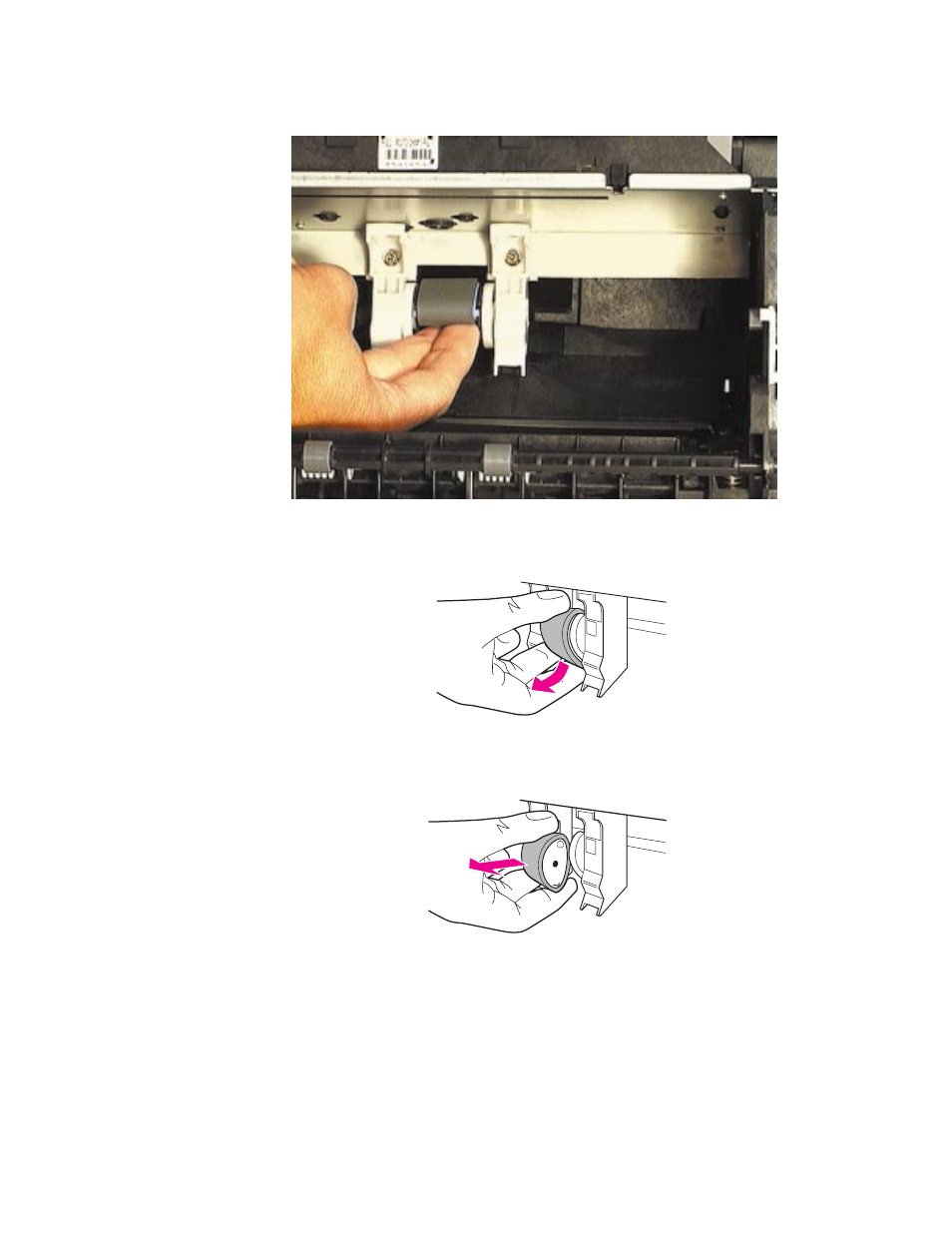 Pickup roller removal | HP 1100AHP User Manual | Page 104 / 202