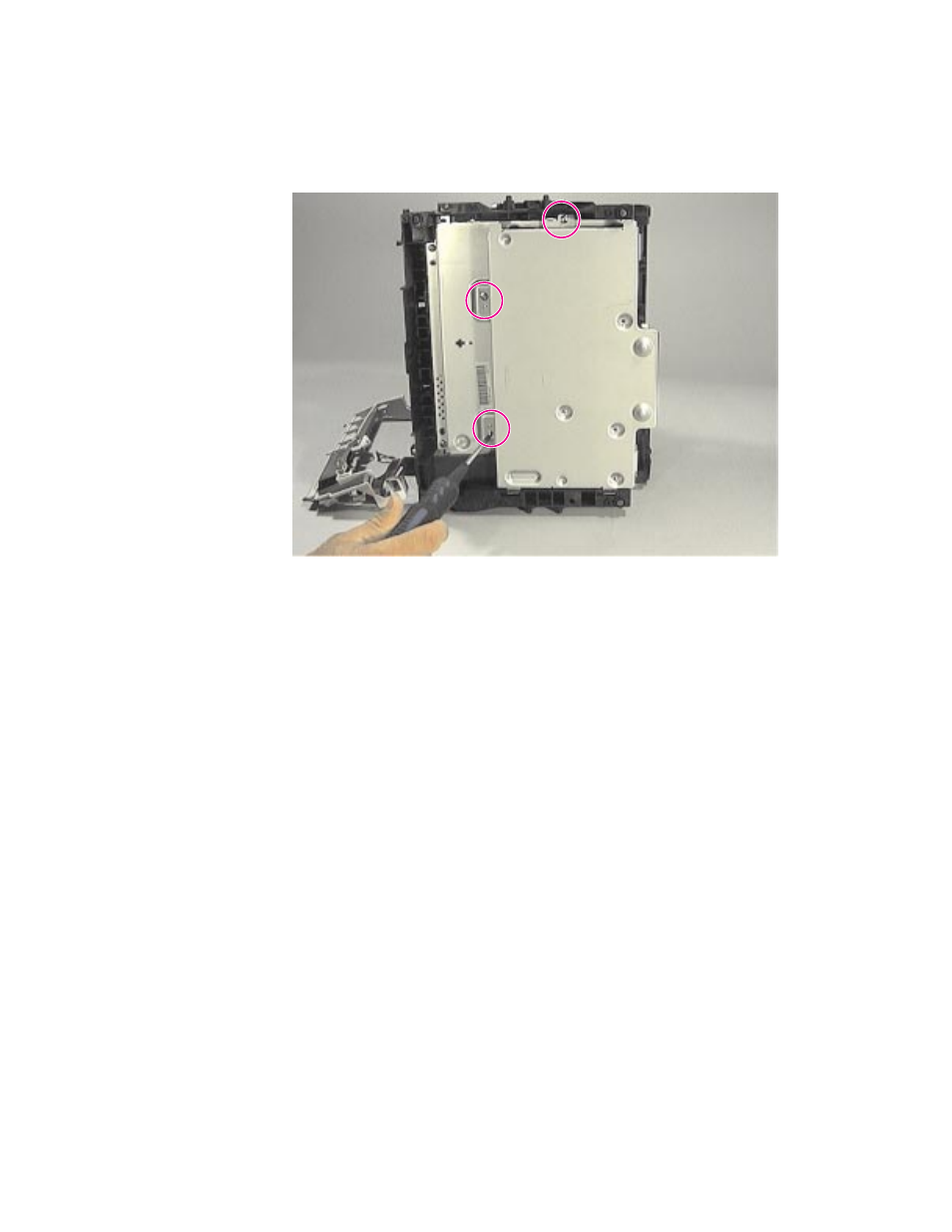 Bottom assemblies, Formatter pan removal | HP 1100AHP User Manual | Page 110 / 202