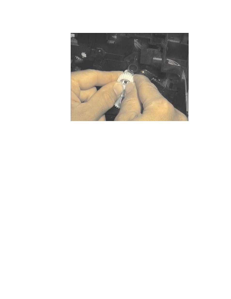 Paper feed assembly removal (continued) | HP 1100AHP User Manual | Page 118 / 202
