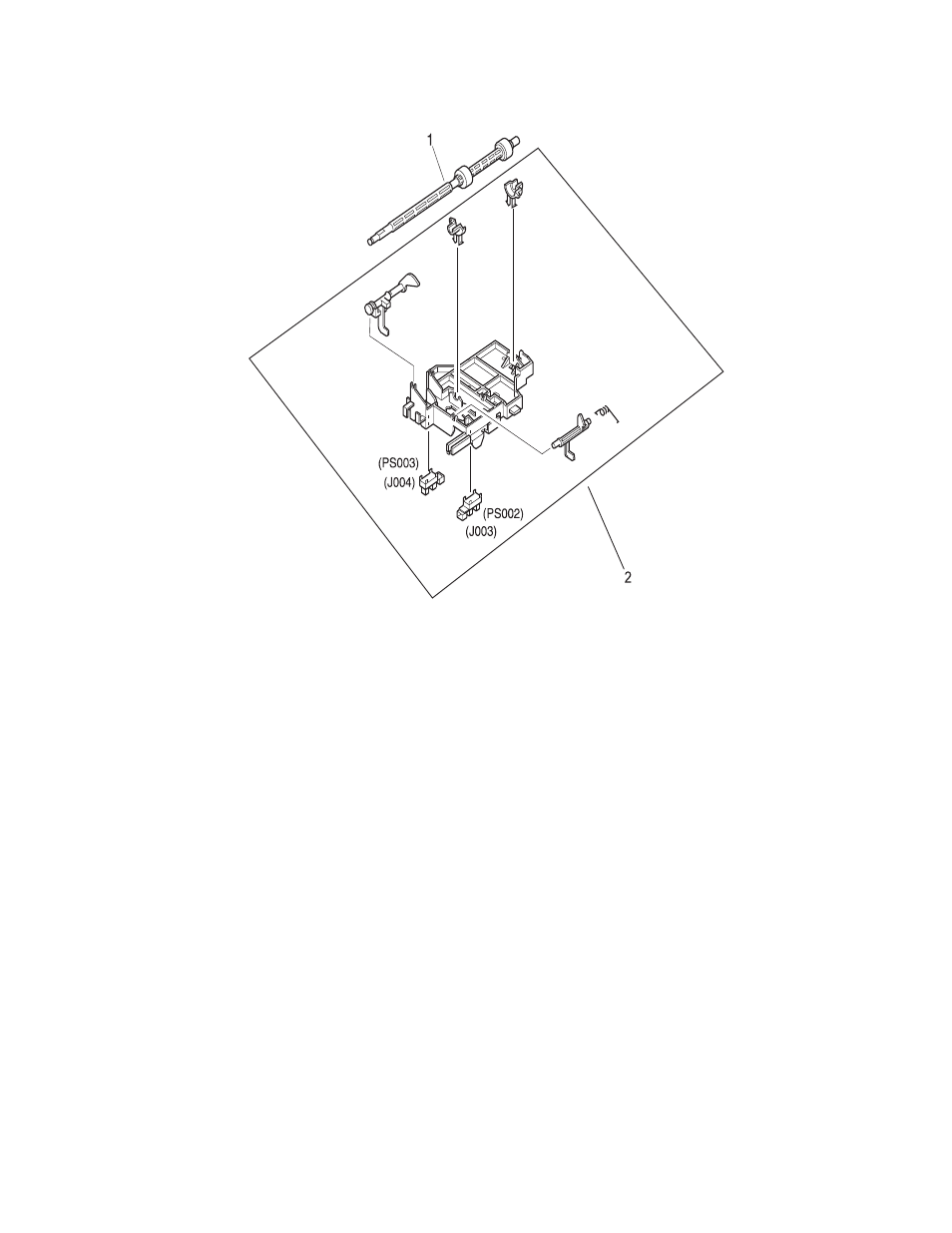 Feeder assembly | HP 1100AHP User Manual | Page 174 / 202