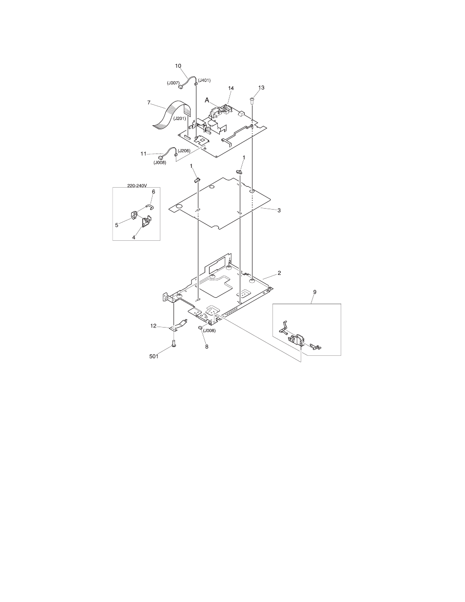 Engine controller assembly | HP 1100AHP User Manual | Page 176 / 202