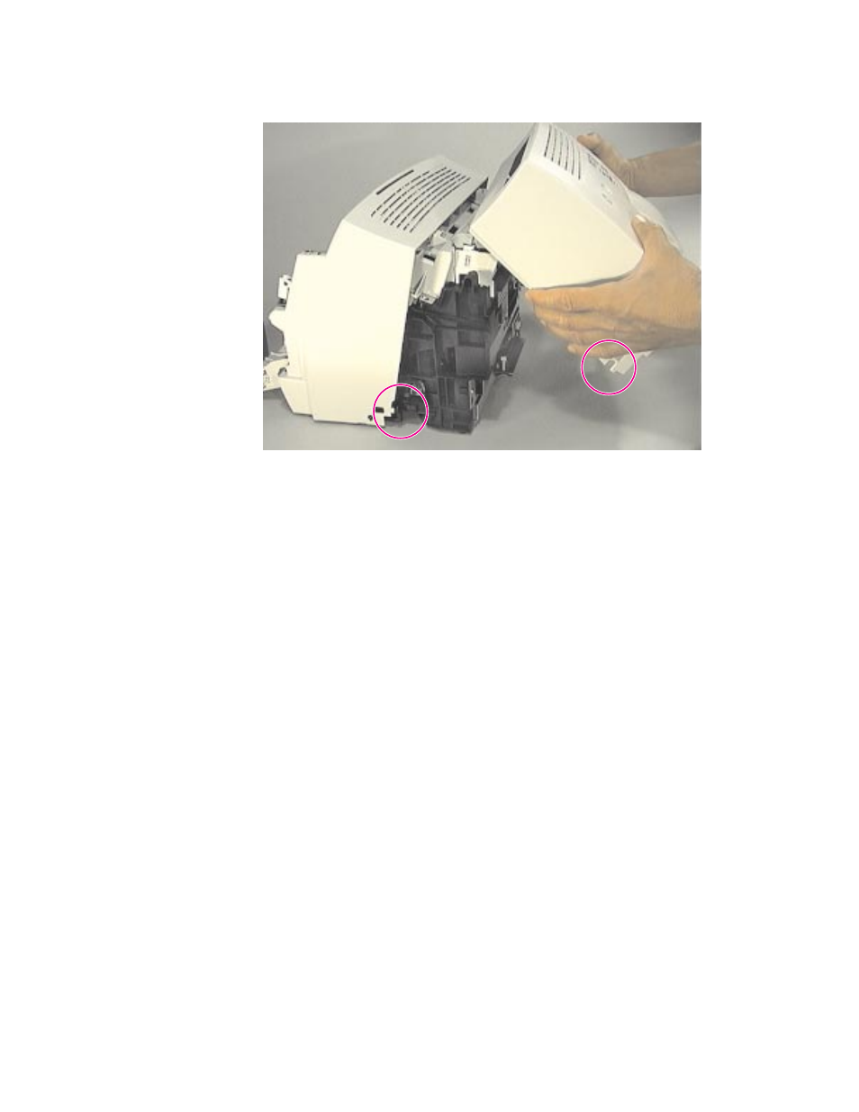 Back cover removal (continued) | HP 1100AHP User Manual | Page 80 / 202