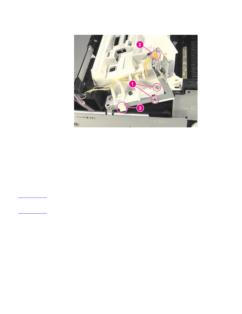 Printer laser/scanner cover removal | HP 1100AHP User Manual | Page 85 / 202