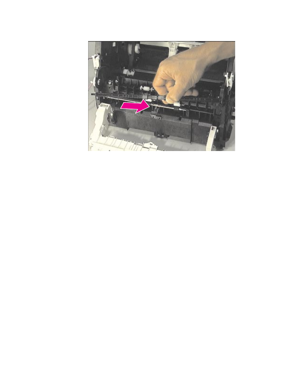 Output roller removal (continued) | HP 1100AHP User Manual | Page 88 / 202