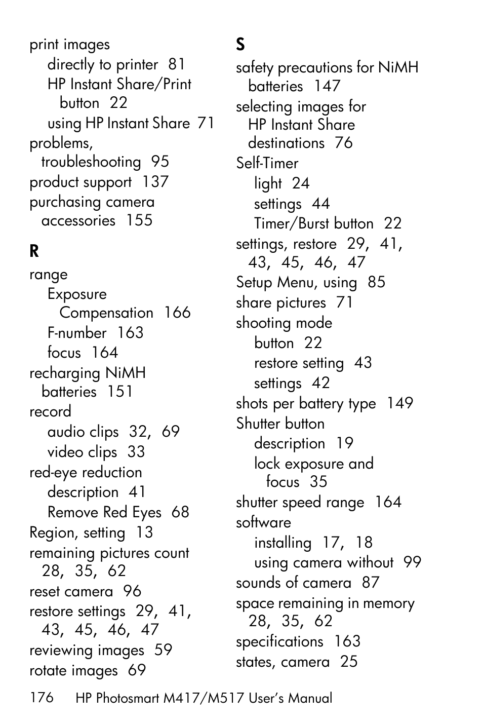 HP M417/M517 User Manual | Page 176 / 177