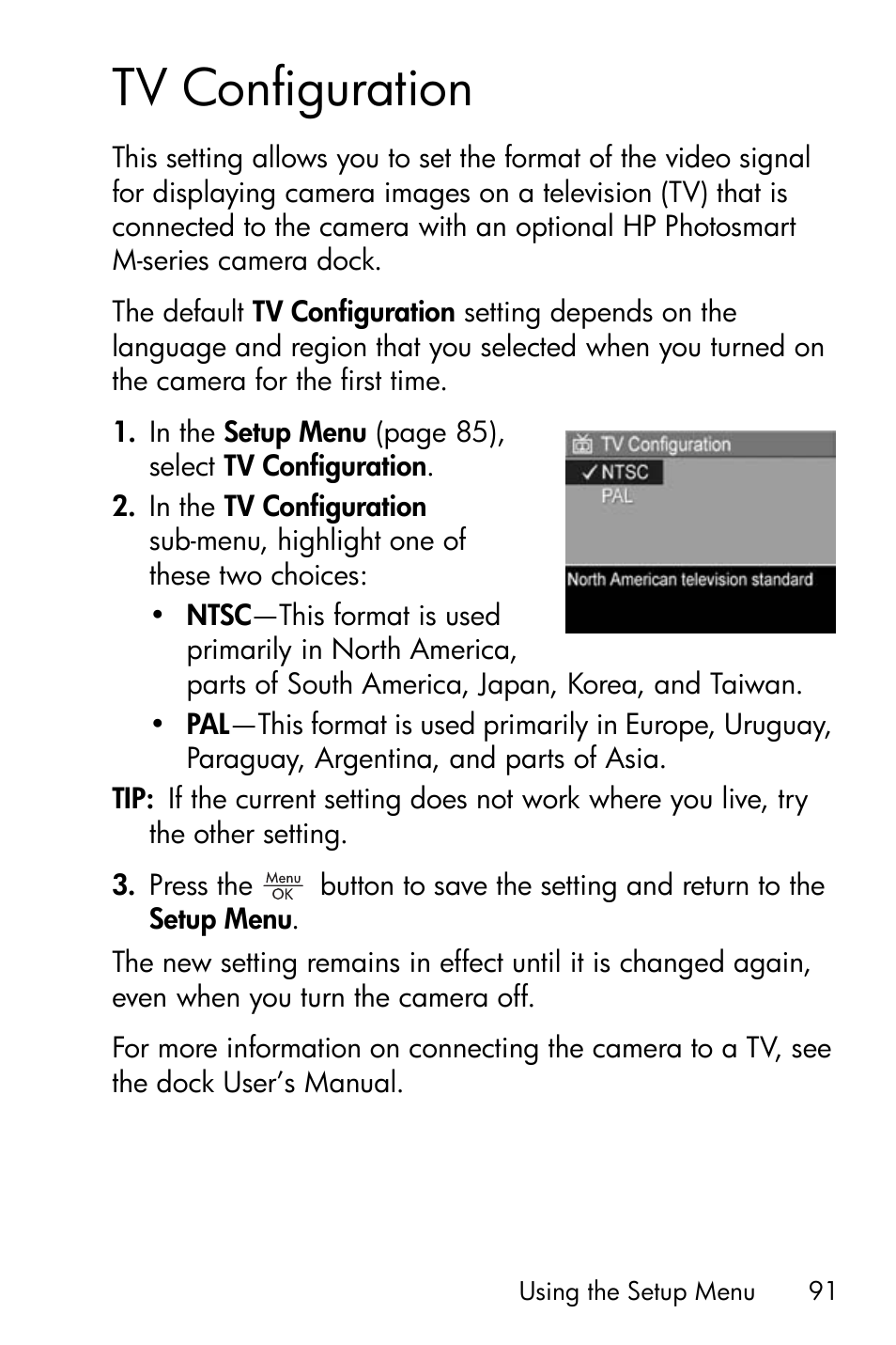 Tv configuration | HP M417/M517 User Manual | Page 91 / 177