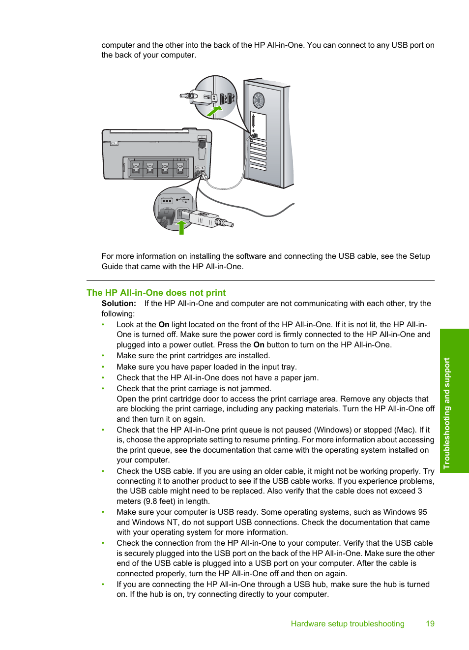 HP C5200 User Manual | Page 21 / 31