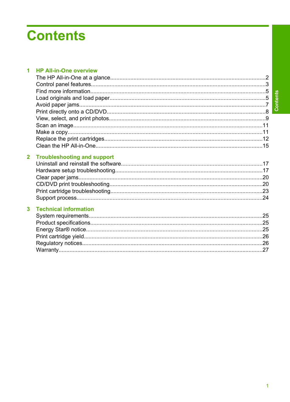 HP C5200 User Manual | Page 3 / 31