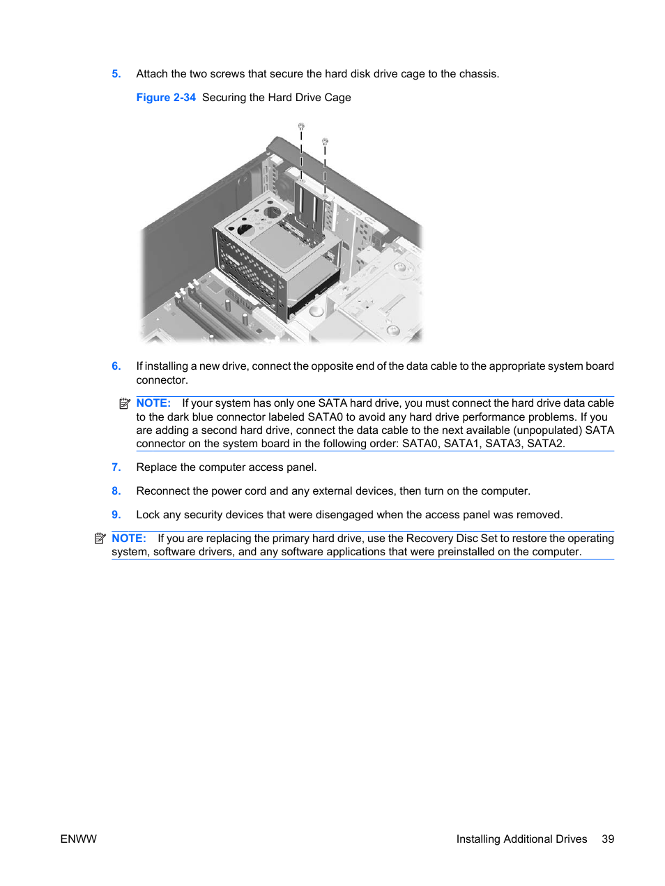 HP DX2400 User Manual | Page 45 / 59