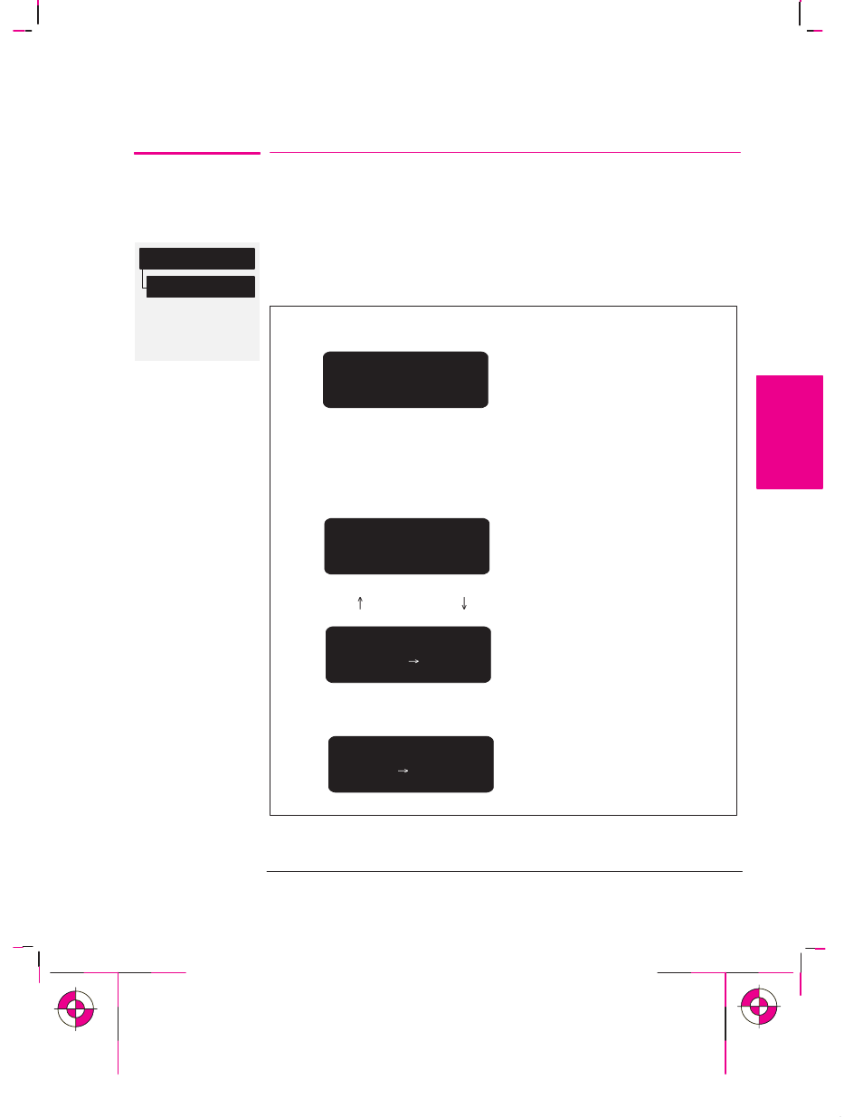 Examples, Example 1: changing margins | HP 700 User Manual | Page 75 / 222