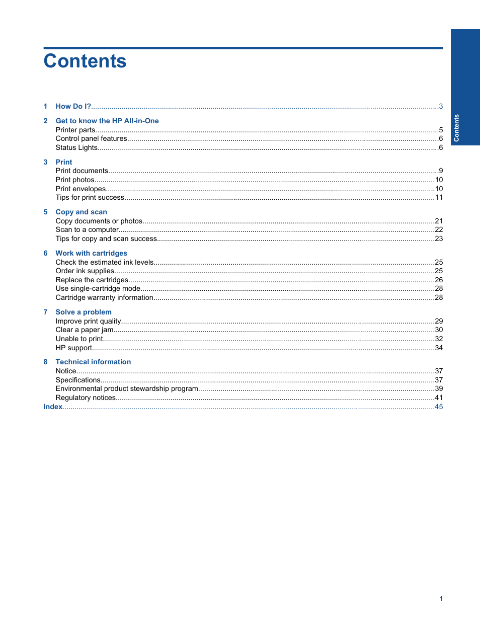 HP 2060 K110 User Manual | Page 3 / 48