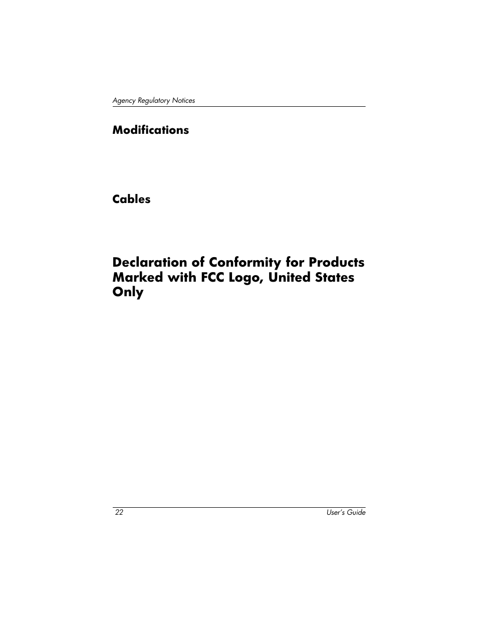 Modifications, Cables | HP 1825 User Manual | Page 24 / 32