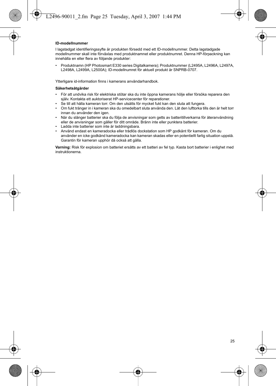 HP PhotoSmart E-Series User Manual | Page 27 / 76
