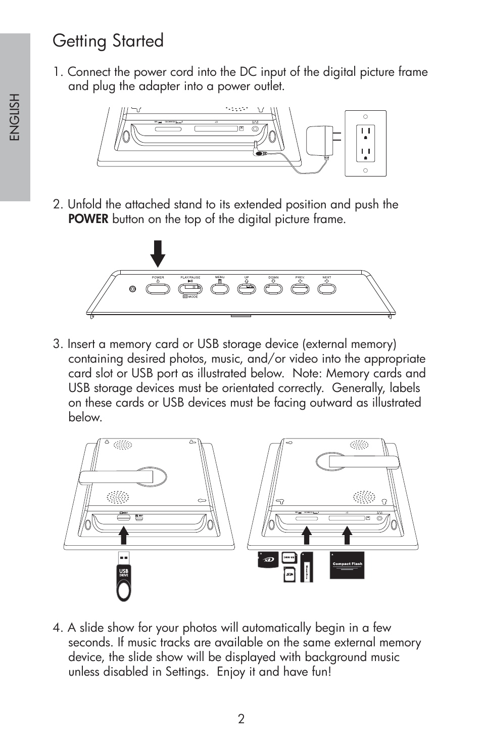 Getting started | HP DF800 User Manual | Page 4 / 86