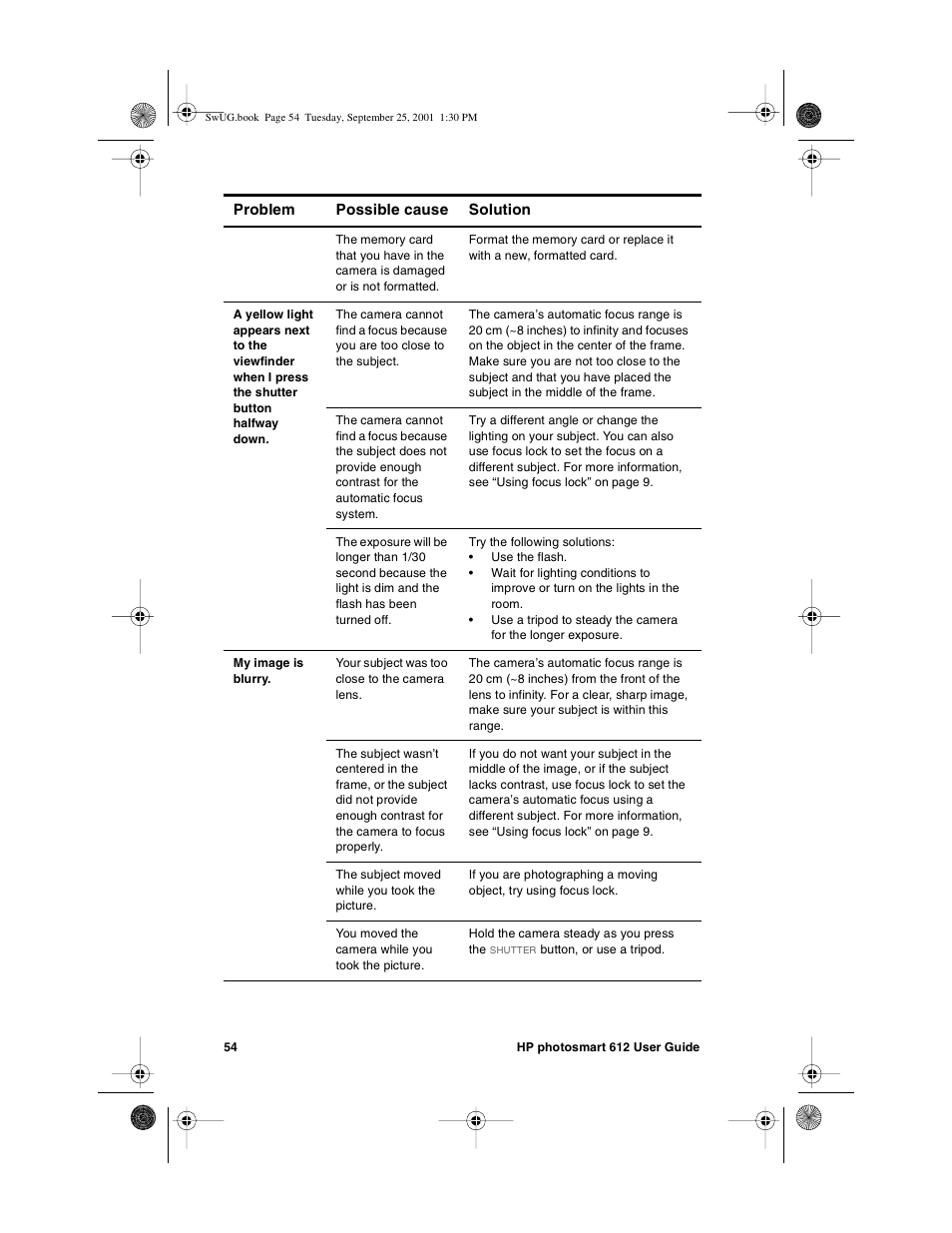 HP Photosmart 612 User Manual | Page 62 / 84
