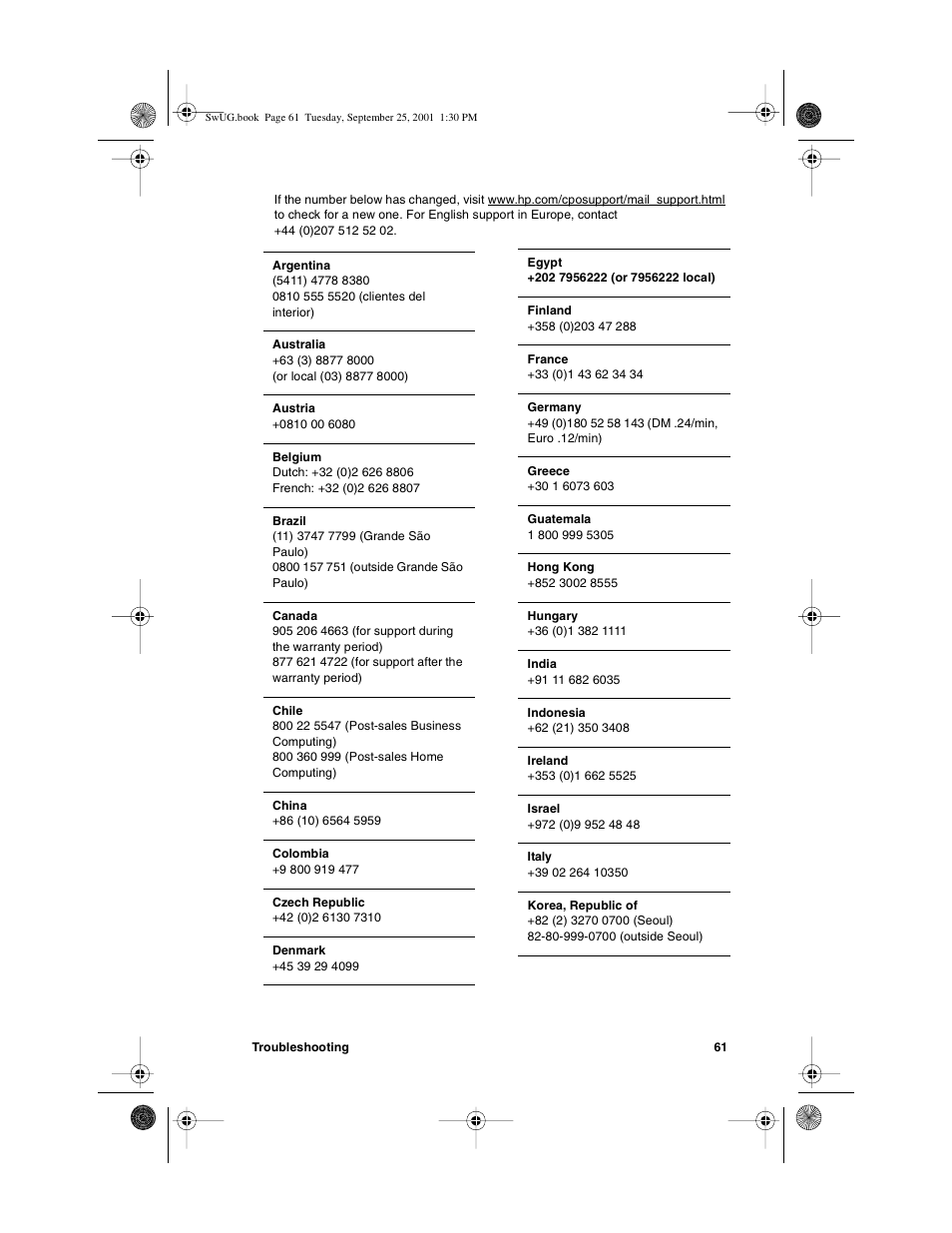 HP Photosmart 612 User Manual | Page 69 / 84