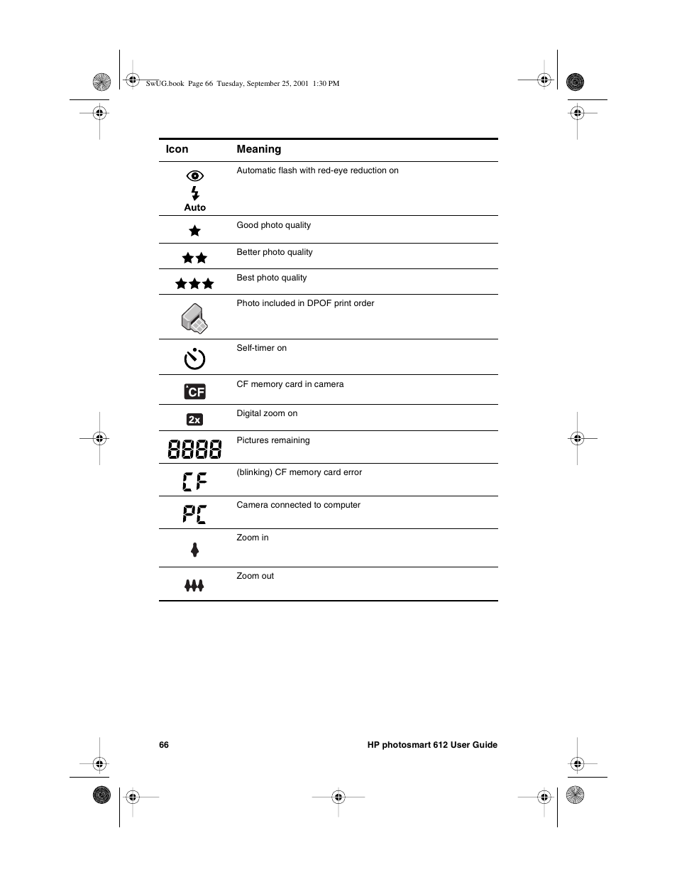 HP Photosmart 612 User Manual | Page 74 / 84