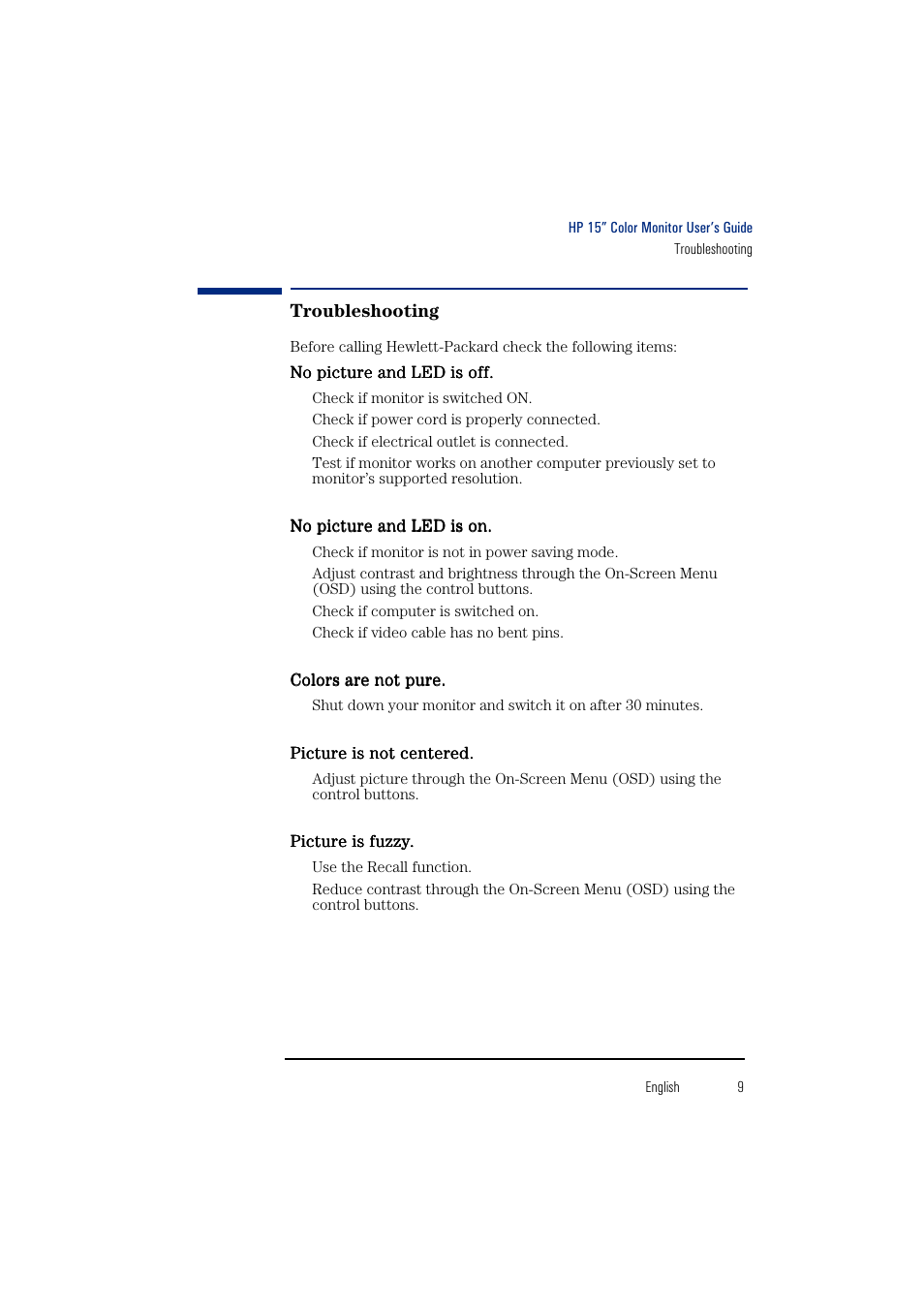 HP 55HP User Manual | Page 11 / 17