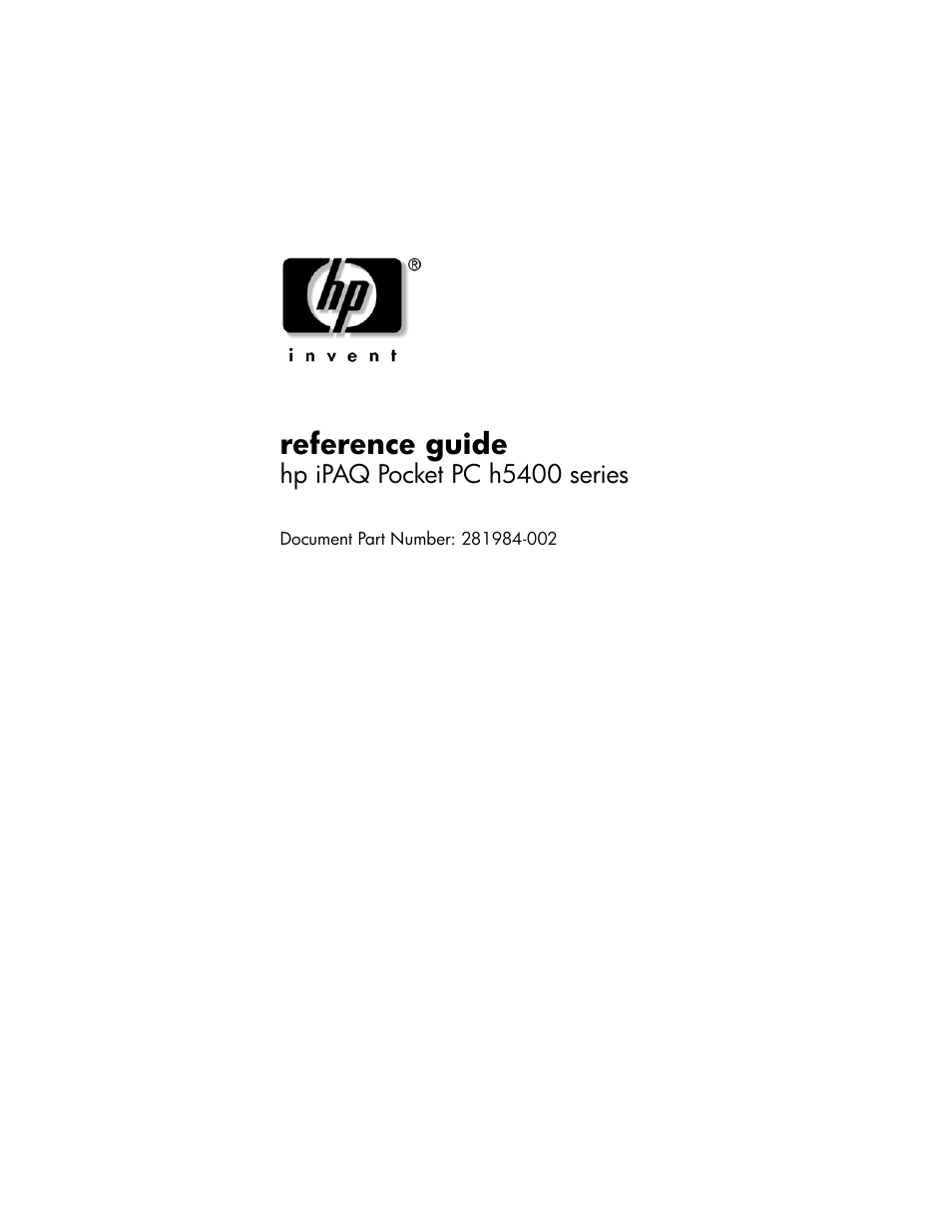 HP h5400 User Manual | 273 pages