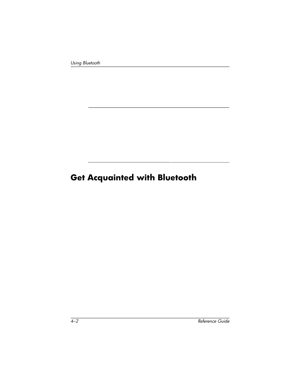 Get acquainted with bluetooth, Get acquainted with bluetooth –2 | HP h5400 User Manual | Page 106 / 273