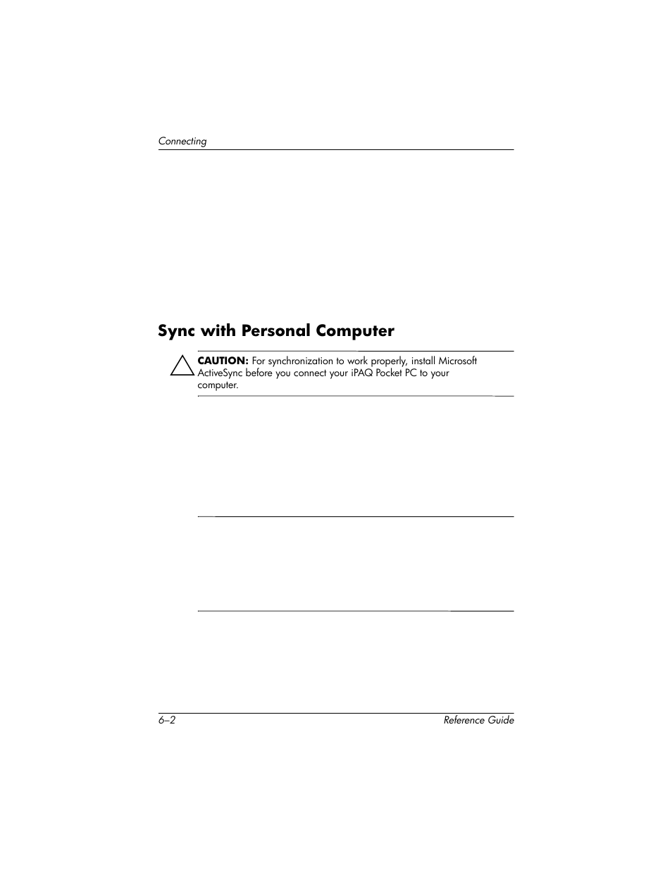 Sync with personal computer, Sync with personal computer –2 | HP h5400 User Manual | Page 164 / 273
