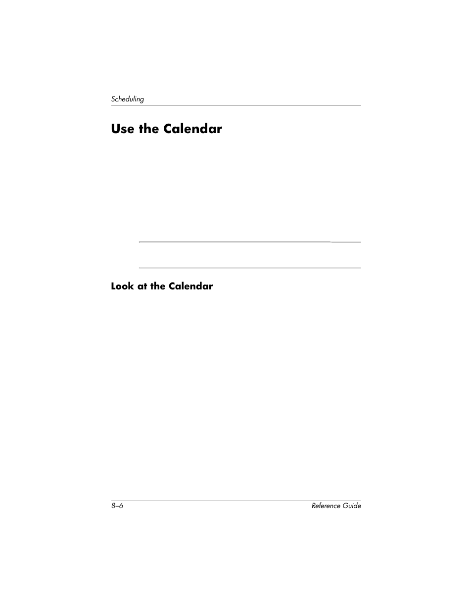 Use the calendar, Use the calendar –6 | HP h5400 User Manual | Page 200 / 273