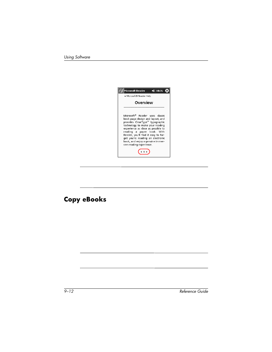 Copy ebooks, Copy ebooks –12 | HP h5400 User Manual | Page 222 / 273