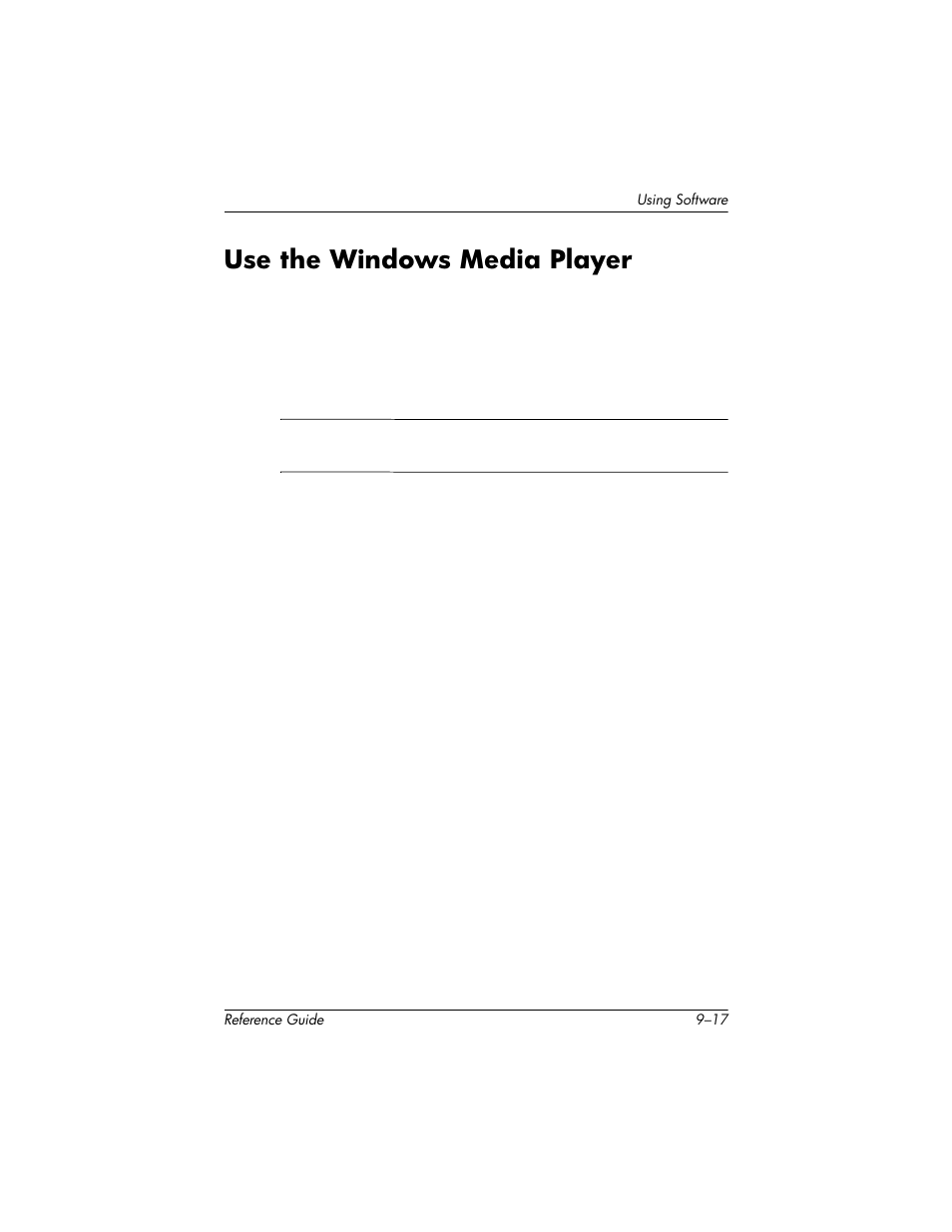 Use the windows media player, Use the windows media player –17 | HP h5400 User Manual | Page 227 / 273