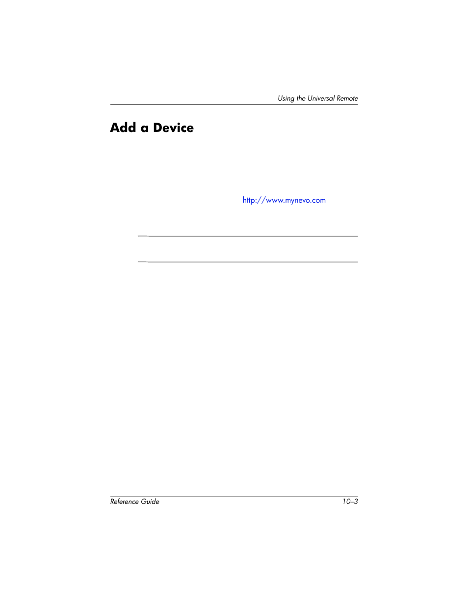 Add a device, Add a device –3 | HP h5400 User Manual | Page 239 / 273