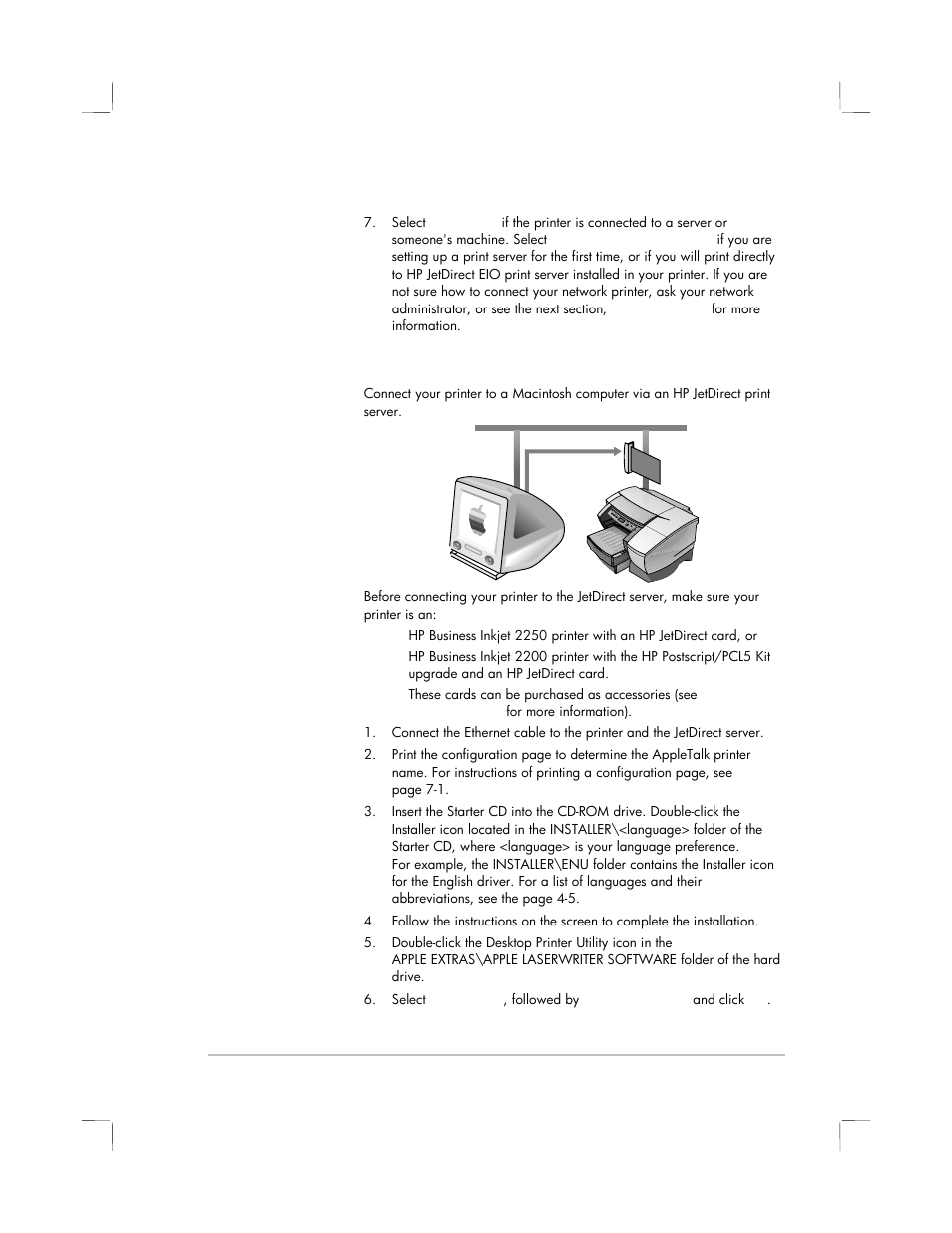 Setting up your printer on a macintosh computer | HP 2250 User Manual | Page 24 / 81