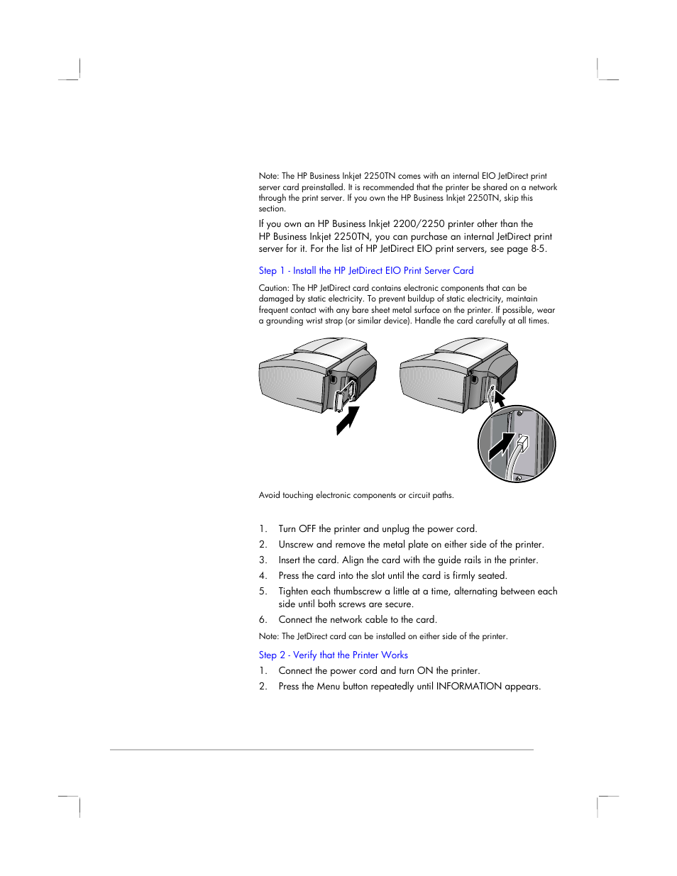 HP 2250 User Manual | Page 29 / 81