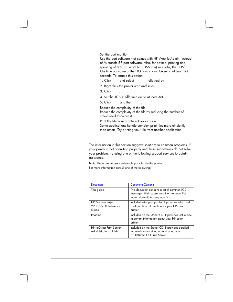 Customer support | HP 2250 User Manual | Page 54 / 81