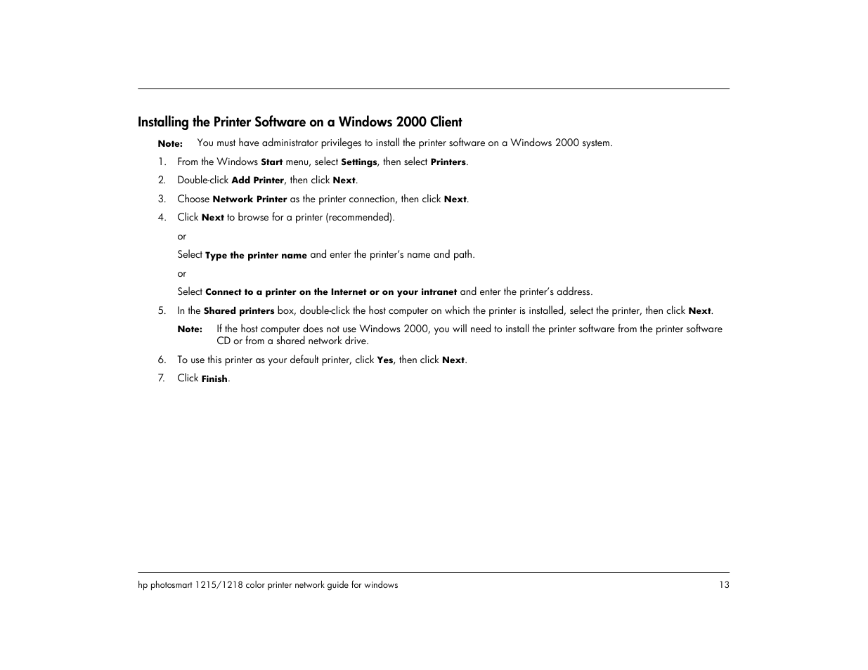 E 13 | HP 1218 User Manual | Page 15 / 23