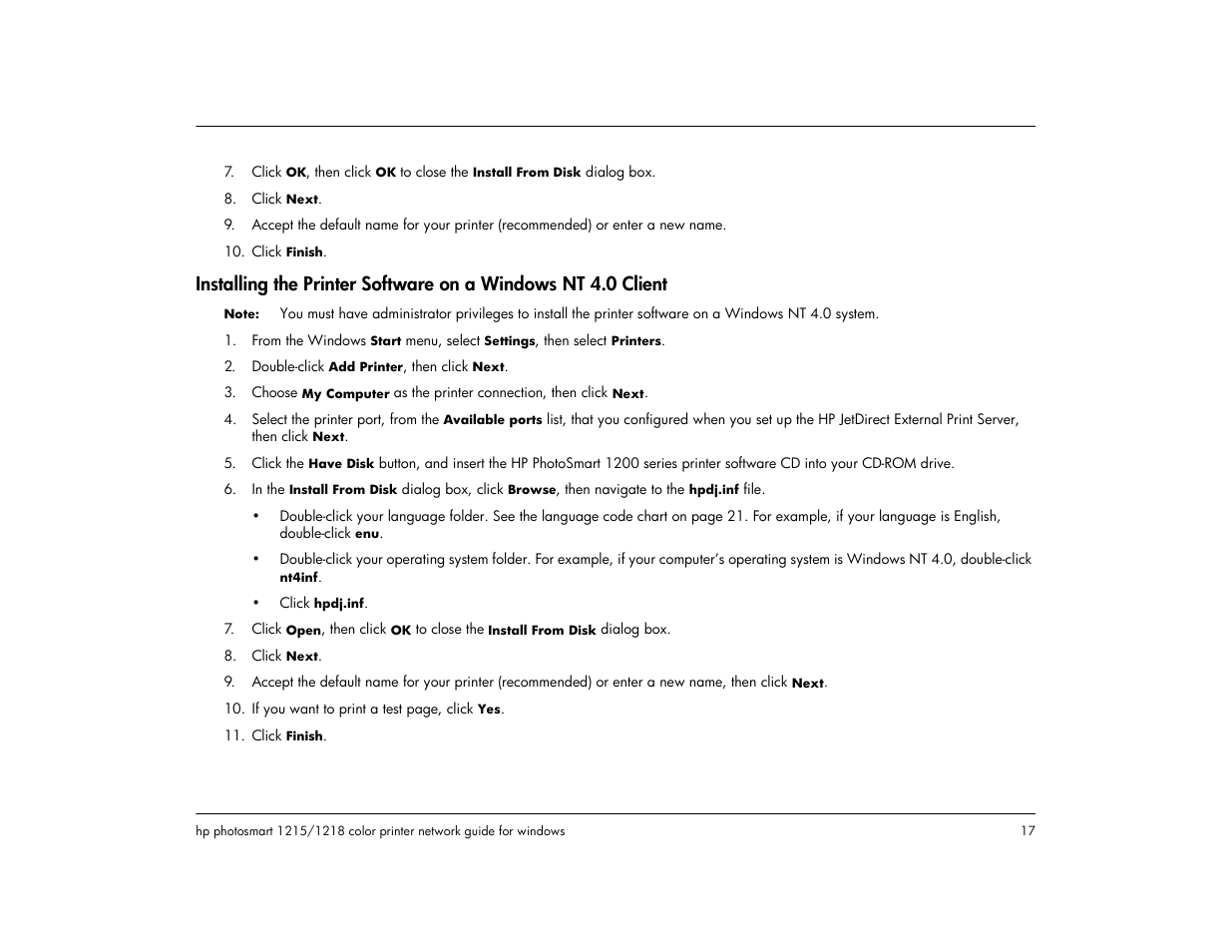 HP 1218 User Manual | Page 19 / 23